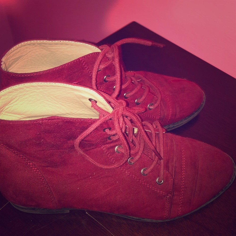 Red booties